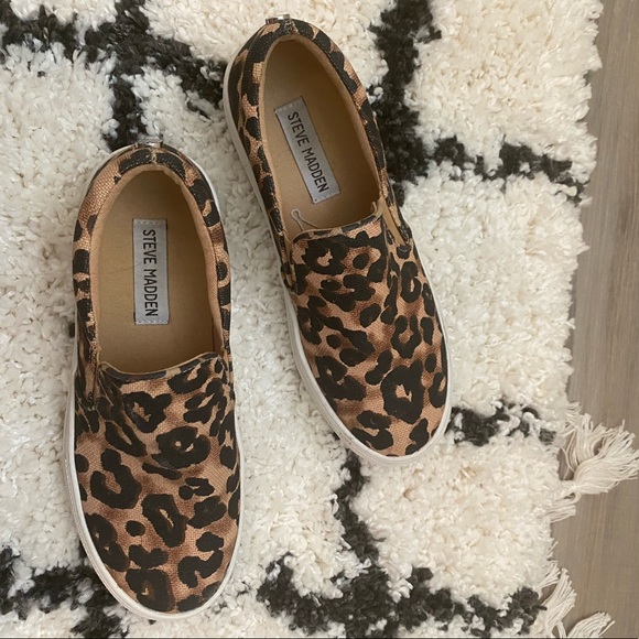 Steve Madden Leopard Slip-on Platform Sneakers - Picture 3 of 3